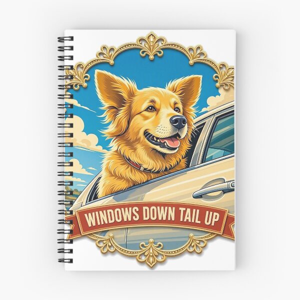 Item preview, Windows Down, Tail Up designed and sold by DogTiredbyPeter.