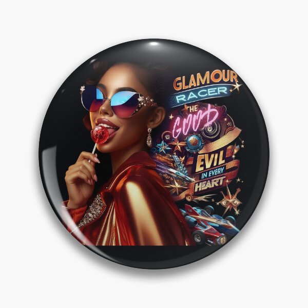 Item preview, Glamour Racer Woman Lollipop Sunglasses designed and sold by Voodoo Store Paranormal Collections.