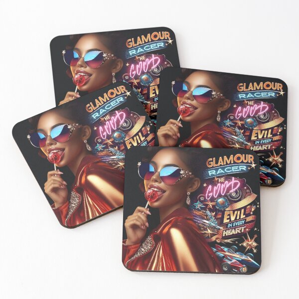 Item preview, Glamour Racer Woman Lollipop Sunglasses designed and sold by Voodoo Store Paranormal Collections.