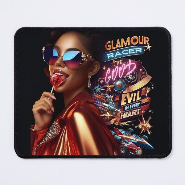 Item preview, Glamour Racer Woman Lollipop Sunglasses designed and sold by Voodoo Store Paranormal Collections.