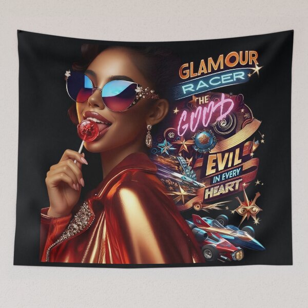 Item preview, Glamour Racer Woman Lollipop Sunglasses designed and sold by Voodoo Store Paranormal Collections.