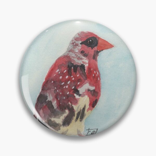 Item preview, Finch Watercolor designed and sold by Cheycraftyeye.