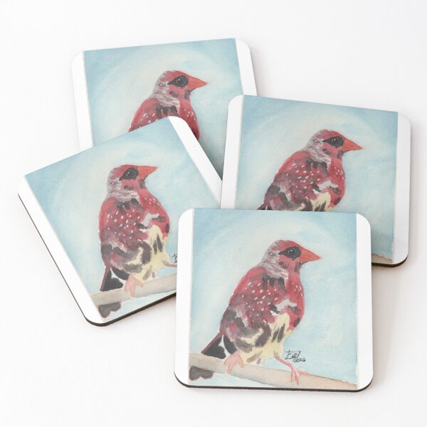 Item preview, Finch Watercolor designed and sold by Cheycraftyeye.