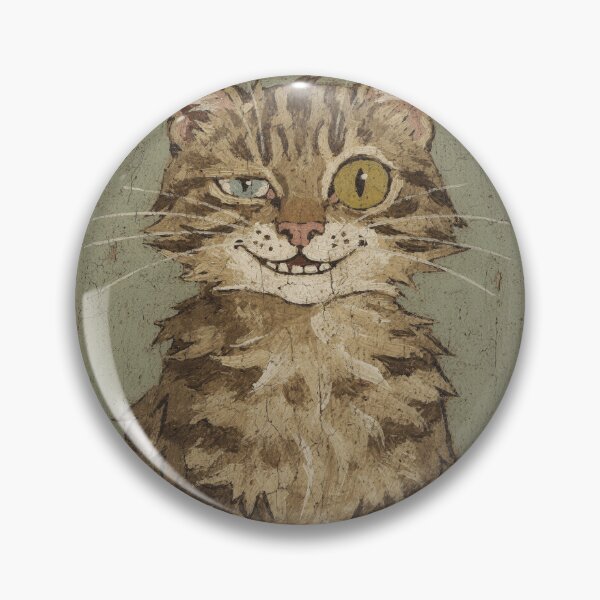 Item preview, Proud One-Eyed Alley Cat Folk Art designed and sold by PictorialWhimsy.