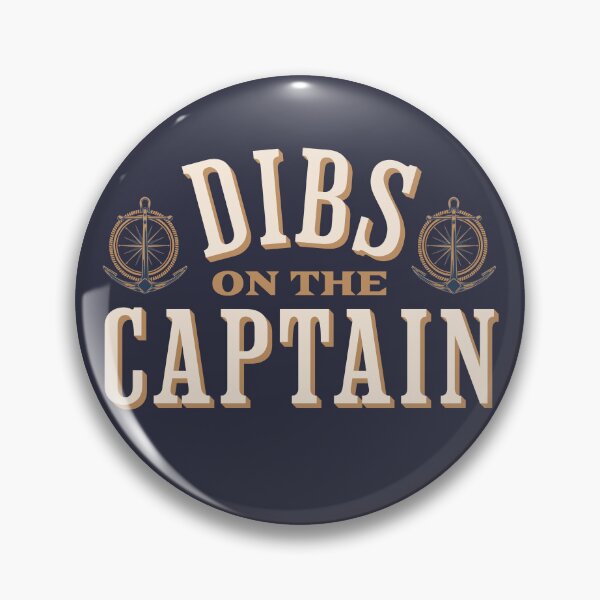 Item preview, Dibs On The Captain - Funny Captain Wife designed and sold by Good-Mood-Goods.