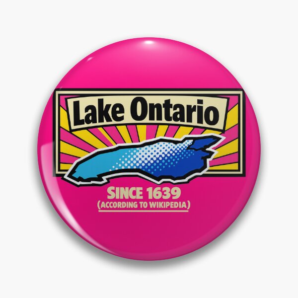 Item preview, Lake Ontario Since 1639 Funny Wikipedia Travel Graphic designed and sold by KungPowUnicorn.