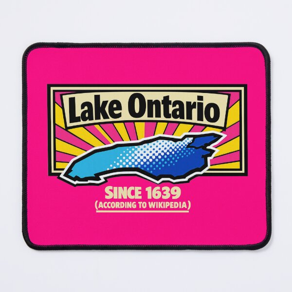 Item preview, Lake Ontario Since 1639 Funny Wikipedia Travel Graphic designed and sold by KungPowUnicorn.