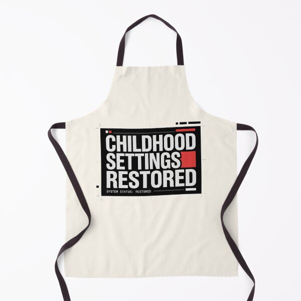 Item preview, Childhood Settings Restored System Status Graphic designed and sold by SplashTastic.