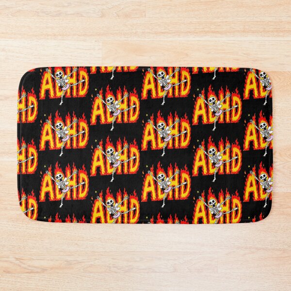 Item preview, ADHD Skeleton Fairy Dancing In Flames designed and sold by MonkiFlipp.