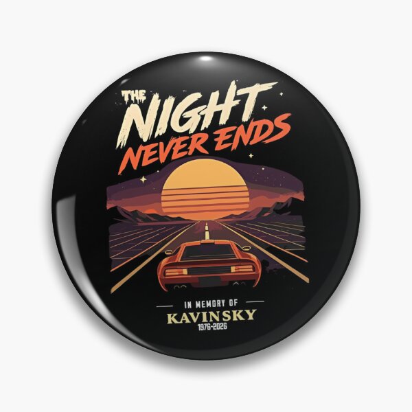 Item preview, Kavinsky Tribute, The Night Never Ends Graphic, DJ Kavinsky Fan Gift, Music Lover Apparel designed and sold by tystock.