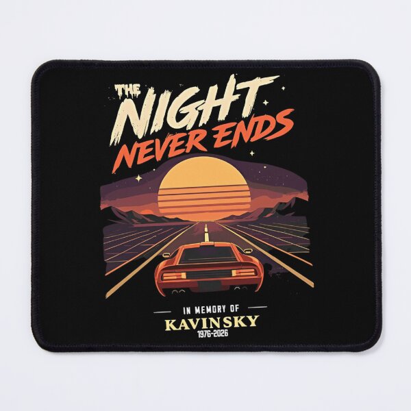 Item preview, Kavinsky Tribute, The Night Never Ends Graphic, DJ Kavinsky Fan Gift, Music Lover Apparel designed and sold by tystock.