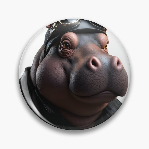 Item preview, Rebel Hippo - Vintage Aviator designed and sold by ZykeArt.