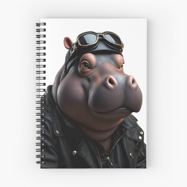 Item preview, Rebel Hippo - Vintage Aviator designed and sold by ZykeArt.