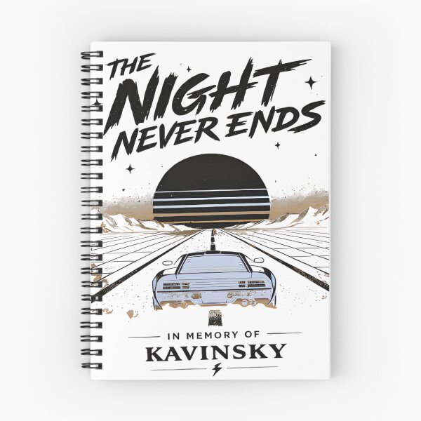 Item preview, Kavinsky Tribute, The Night Never Ends Graphic designed and sold by tystock.