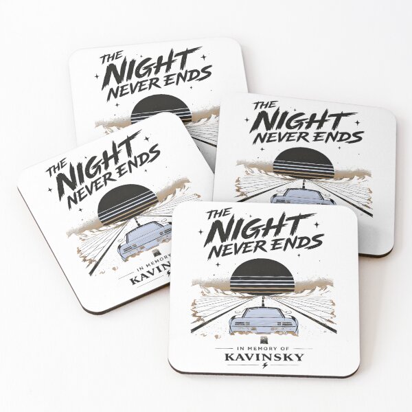 Item preview, Kavinsky Tribute, The Night Never Ends Graphic designed and sold by tystock.