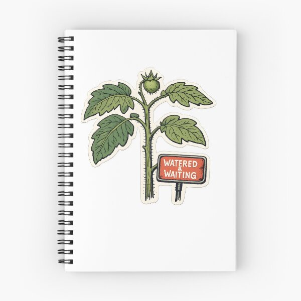 Item preview, Watered And Waiting Tomato Garden Lover Design designed and sold by Naviora.