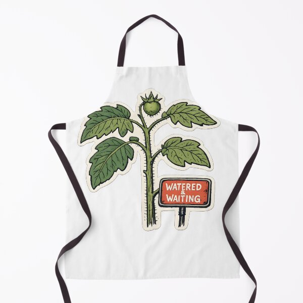 Item preview, Watered And Waiting Tomato Garden Lover Design designed and sold by Naviora.
