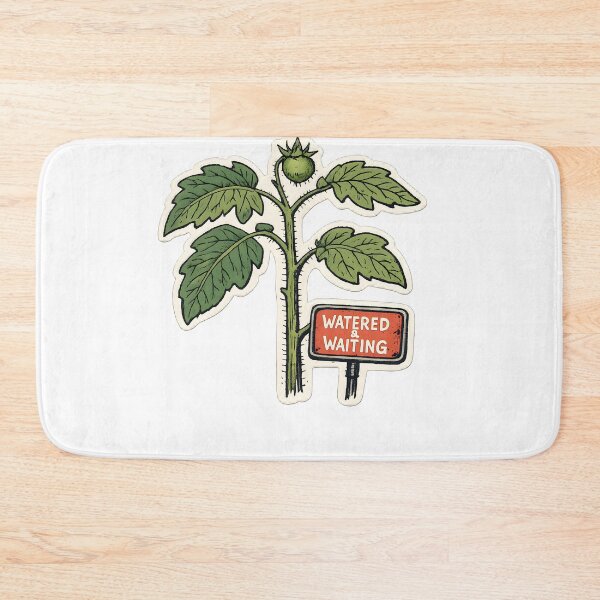 Item preview, Watered And Waiting Tomato Garden Lover Design designed and sold by Naviora.