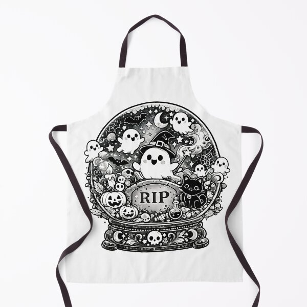 Item preview, HALLOWEEN DOODLE COLLECTION - CRYSTAL BALL v2 designed and sold by WheelieGdArt.