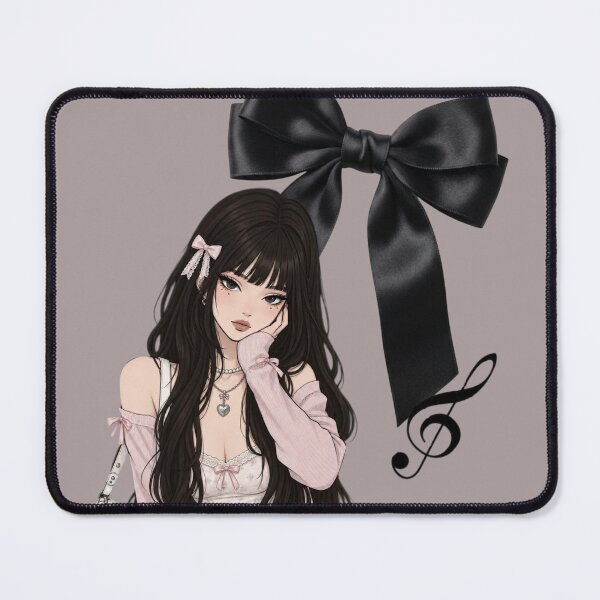 Item preview, Black Bow Coquette Girl  designed and sold by Luxnox.
