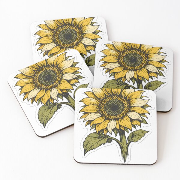 Item preview, Hand Drawn Sunflower Botanical Garden Illustration designed and sold by Naviora.