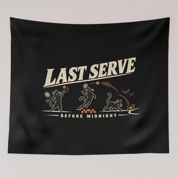 Item preview, Last Serve Before Midnight, Halloween Tennis Tee designed and sold by PhylonBoxx.