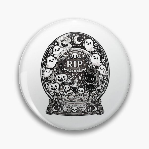 Item preview, HALLOWEEN DOODLE COLLECTION - CRYSTAL BALL v3 designed and sold by WheelieGdArt.