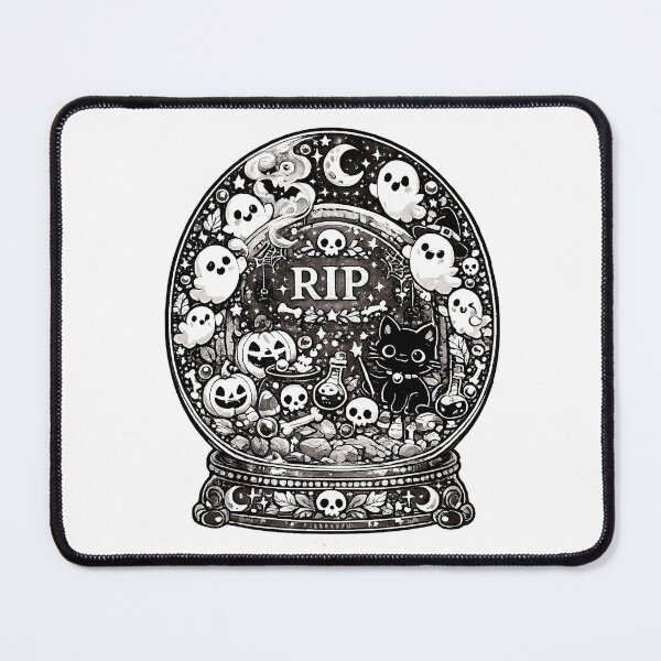 Item preview, HALLOWEEN DOODLE COLLECTION - CRYSTAL BALL v3 designed and sold by WheelieGdArt.