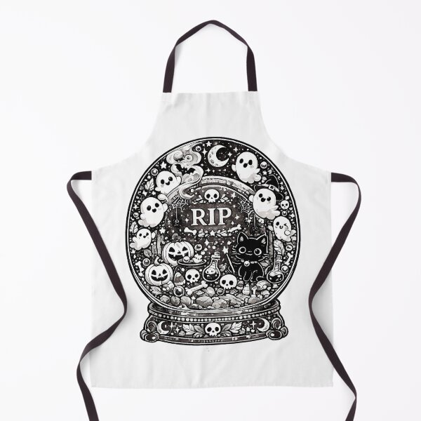 Item preview, HALLOWEEN DOODLE COLLECTION - CRYSTAL BALL v3 designed and sold by WheelieGdArt.