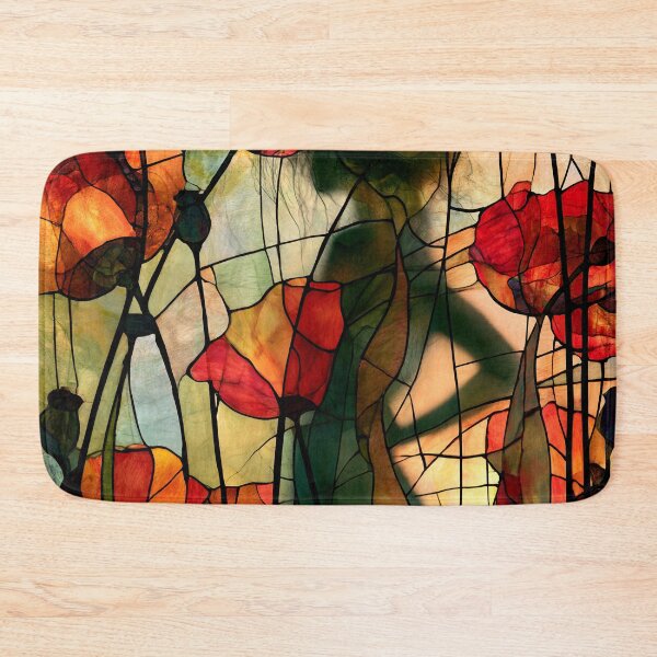 Item preview, Nouvessence - Hidden Woman Among Red Poppies in Art Nouveau Style (34/44) designed and sold by sabantha.