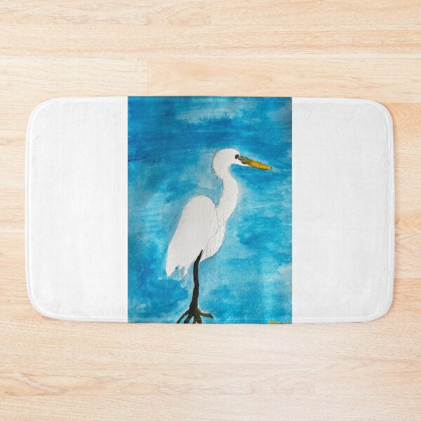 Item preview, Astute heron designed and sold by BirdandaBrush.