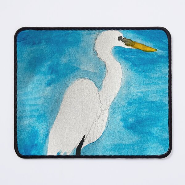 Item preview, Astute heron designed and sold by BirdandaBrush.