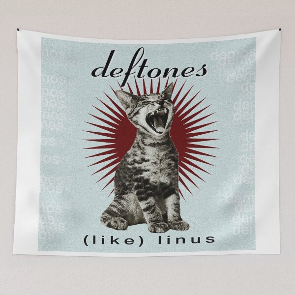 Item preview, Vintage Alternative Rock Deftones Like Linus Cat designed and sold by qiwezyaung.