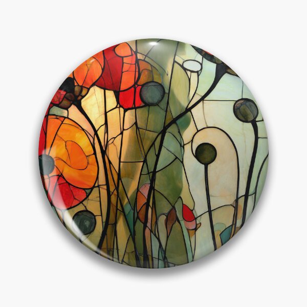 Item preview, Nouvessence - Hidden Woman Among Red Poppies in Art Nouveau Style (35/44) designed and sold by sabantha.