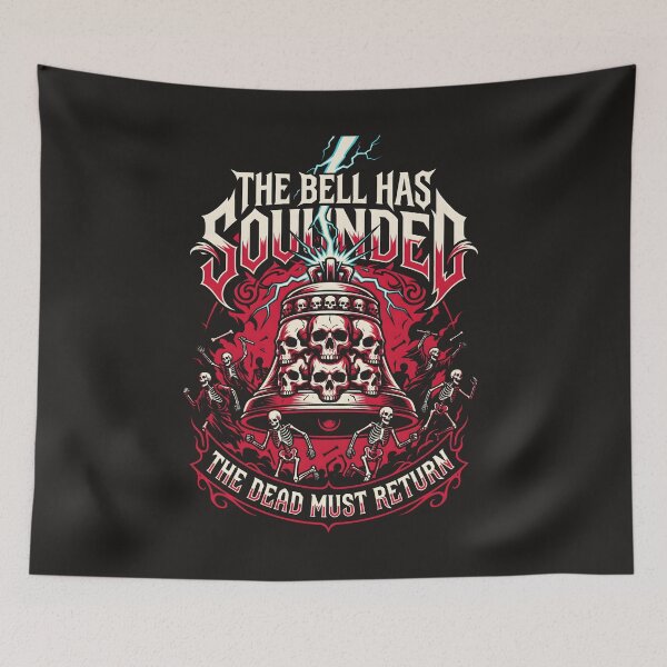 Item preview, Heavy Metal Bell Skeletons Return Graphic designed and sold by SplashTastic.