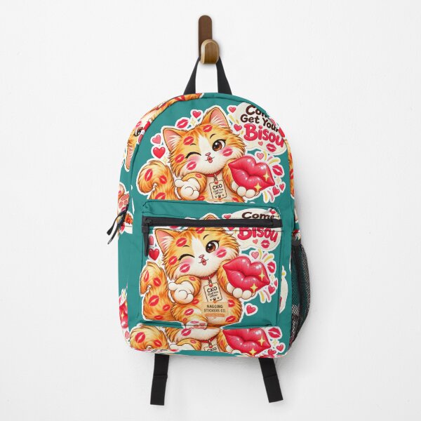 Item preview, BISOU KISS CAT2 BY NAGGINGSTICKERSCO.COME GET YOUR BISOU! COLLECTION | GREEN Edition | No.01 designed and sold by LaMaisonOfMY.