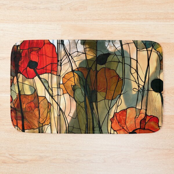 Item preview, Nouvessence - Hidden Woman Among Red Poppies in Art Nouveau Style (36/44) designed and sold by sabantha.