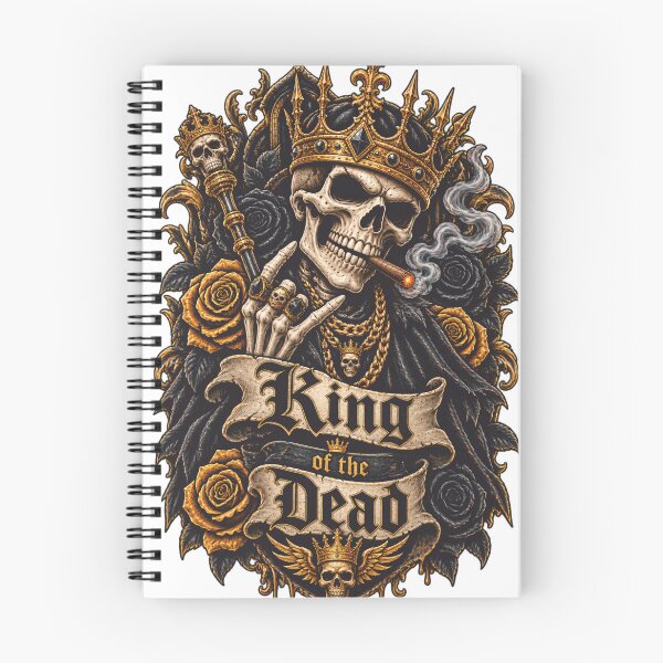 Item preview, Gothic Skull Cigar Smoke Dark Gangster Art designed and sold by Ghost Of Chill.
