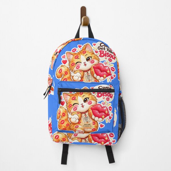 Item preview, BISOU KISS CAT2 BY NAGGINGSTICKERSCO.COME GET YOUR BISOU! COLLECTION | ELECTRIC BLUE Edition | No.01 designed and sold by LaMaisonOfMY.
