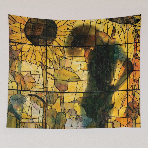 Item preview, Nouvessence - Hidden Woman Among Sunflowers in Arts and Crafts Style (38/44) designed and sold by sabantha.