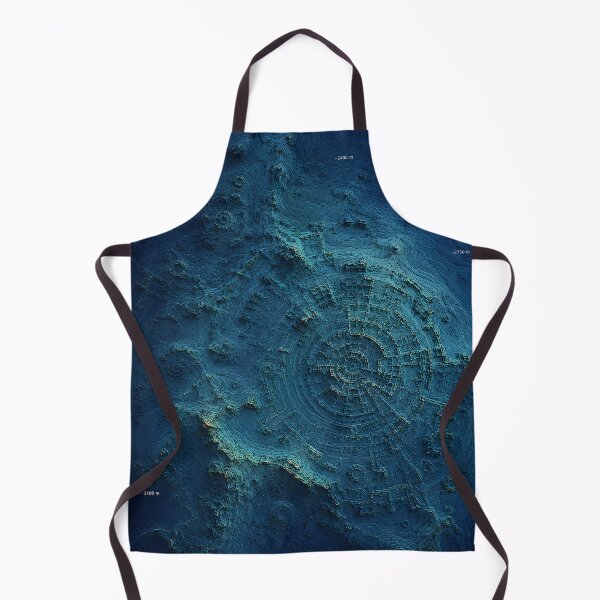 Item preview, R'lyeh Bathymetric Map | Lovecraft Deep Sea Survey designed and sold by Extravanganzza.