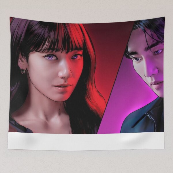 Item preview, Trial by Neon KDrama Lgbtq+ Comic Book Art Home Wall Decor Print Poster Pride TV Series Movie Music designed and sold by Mind Space.