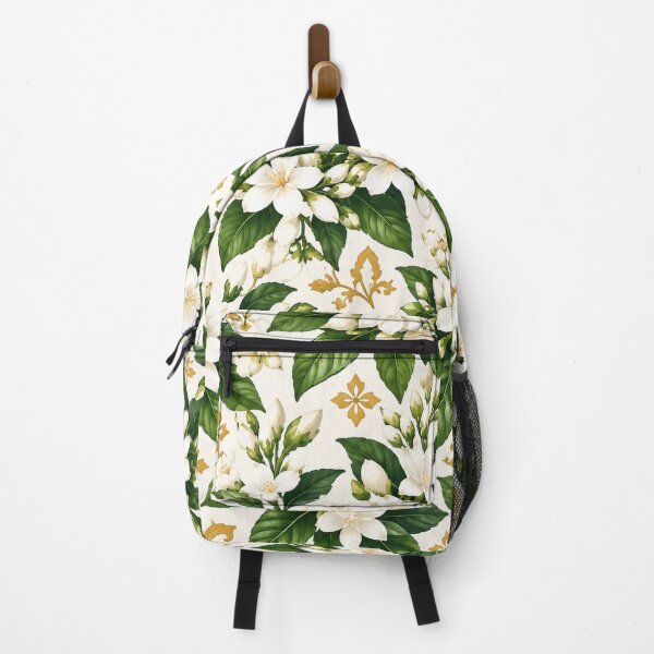 Item preview, Filipino Sampaguita Botanical Pattern – Philippine National Flower designed and sold by RJACreative.