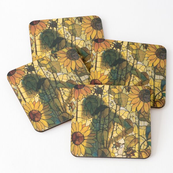 Item preview, Nouvessence - Hidden Woman Among Sunflowers in Arts and Crafts Style (39/44) designed and sold by sabantha.