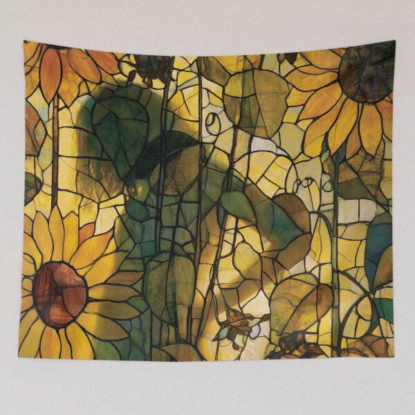 Item preview, Nouvessence - Hidden Woman Among Sunflowers in Arts and Crafts Style (39/44) designed and sold by sabantha.