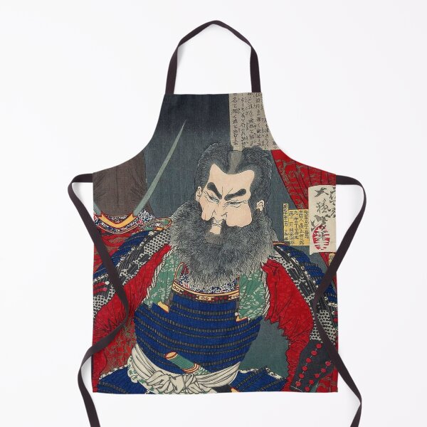 Item preview, Kato Kiyomasa Samurai Warrior Vintage Japanese Ukiyo-e Woodblock Print designed and sold by vekotpu.