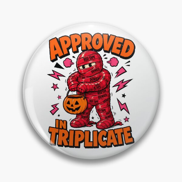 Item preview, Bureaucracy Red Tape Mummy Halloween Office Humor designed and sold by chattsuede.