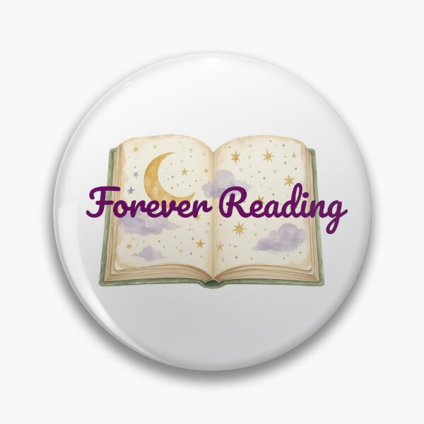 Item preview, Forever Reading Book Lover Lifelong Reader Literary Gift designed and sold by By The Moon.