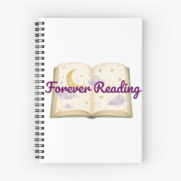 Item preview, Forever Reading Book Lover Lifelong Reader Literary Gift designed and sold by By The Moon.