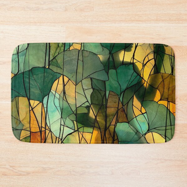 Item preview, Nouvessence - Hidden Woman Among Ginkgo Leaves in Art Nouveau Style (41/44) designed and sold by sabantha.